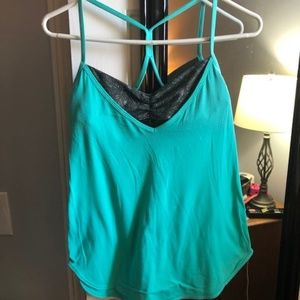 Lululemon Tank Size 8 Built in Sports Bra